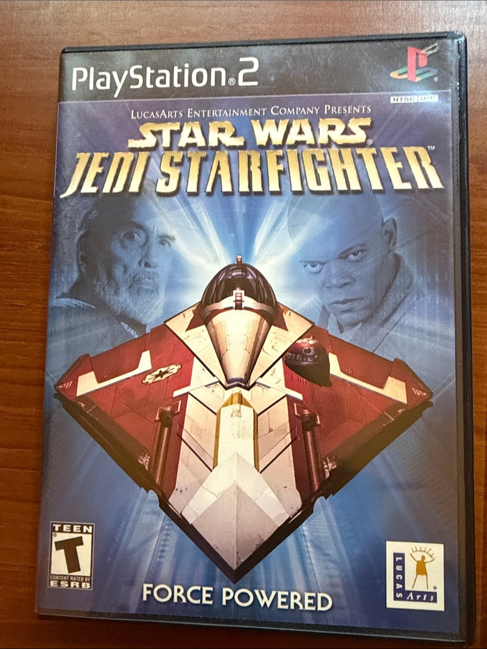 Sony PlayStation 2 Star Wars: Jedi Starfighter - Red & White